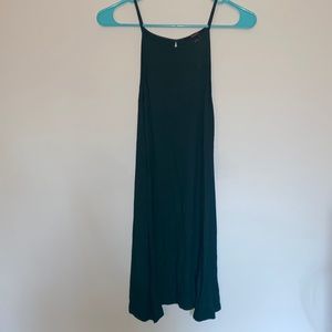 Green flowy dress